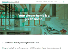 Tablet Screenshot of greenhomeguide.com